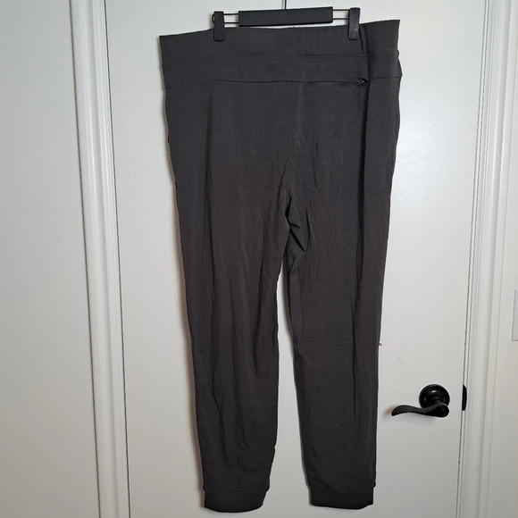 Cozy Earth Dark Grey Bamboo Soft Smooth Comfy Stretch Jogger Pant Size XXL - Picture 3 of 6